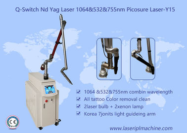Q Switch ND YAG Rimozione delle macchie Rimozione del pigmento Rimozione del tatuaggio con laser di picosecondi