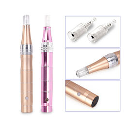 3 Color Derma Pen Macchina elettrica a cinque fasi di ricarica Micro ago strumento di bellezza