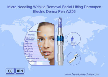 Microaghi, rimozione delle rughe, lifting del viso, dermapen, penna elettrica