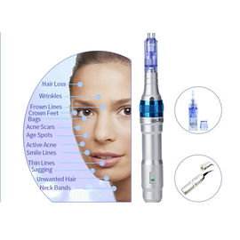 Microaghi, rimozione delle rughe, lifting del viso, dermapen, penna elettrica