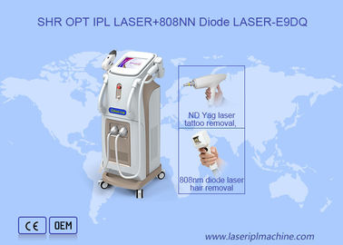 SHR OPT IPL 808nm Nd Yag Diode Laser depilazione macchina di bellezza