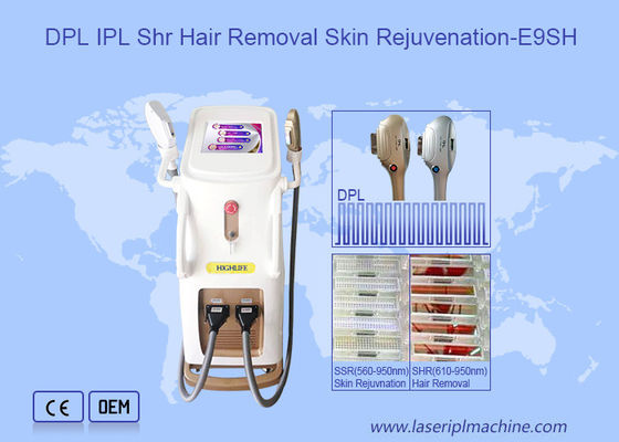 1200W DPL IPL SHR Laser depilazione della pelle stretta macchina di bellezza