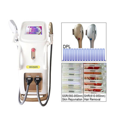 1200W DPL IPL SHR Laser depilazione della pelle stretta macchina di bellezza
