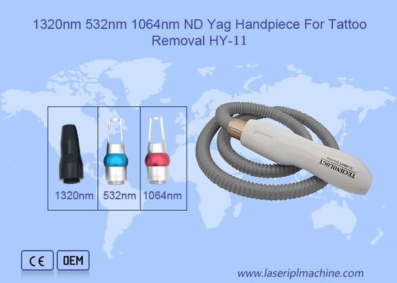 Rimozione del tatuaggio 1320nm 532nm 1064nm Nd Yag Laser Handpiece
