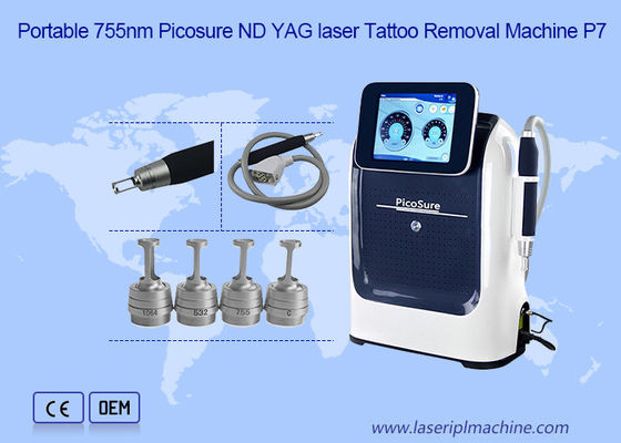 Micro Picosecondo Picosecondo Nd Yag Laser Machine 755nm 1200w Alta Potenza