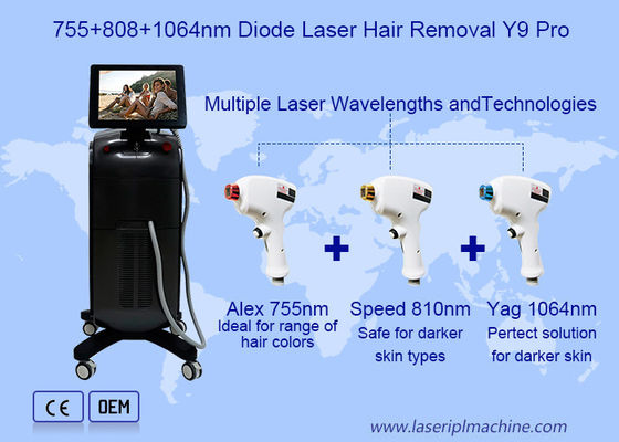 Mic Channel 4d 755 808 1064nm Diode Laser depilazione macchina