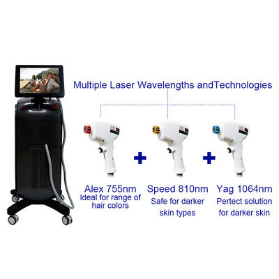 Canale microfono 4D 1600w 808 Diode Laser Hair Removal Machine Y9 Pro