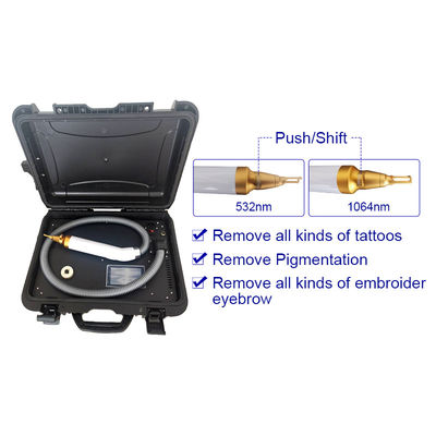 Cassa del carrello 1064nm 532nm 1320nm Q Switch Nd Yag Laser Tattoo Removal Machine