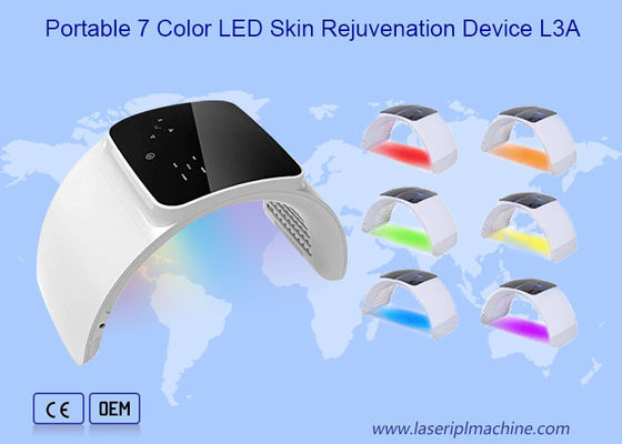 Distaccabile 7 Color ABS 30W Led Fotone Terapia Machine per la cura della pelle