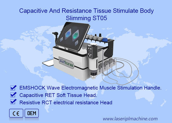 3 in 1 macchina astuta di terapia fisica SME Shockwave di sollievo dal dolore di Tecar per il trattamento di ED