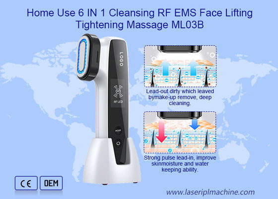 6 IN 1 lifting facciale di pulizia dell'attrezzatura SME di bellezza di rf che stringe massaggio