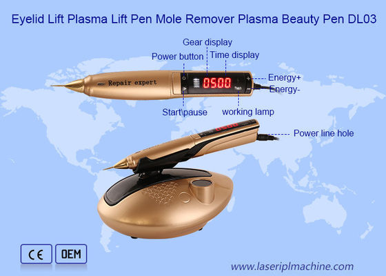 Eliminazione delle talpe con penna plasmatica di estetica