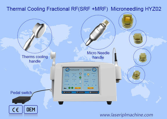 Macchina RF portatile a microaghi frazionata per il facelifting e la rimozione delle rughe