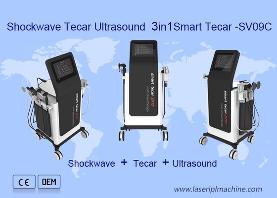 macchina dell'onda di urto di terapia fisica della testa di 60mm rf Tecar