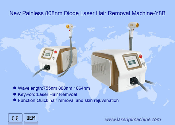 Nuova macchina indolore per la depilazione laser a diodi 808nm