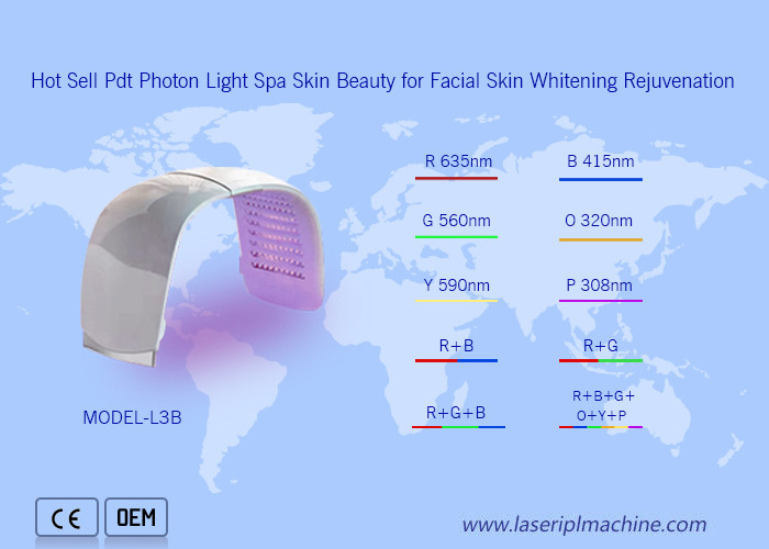 Hot Sell Pdt Photon Light Spa Bellezza della pelle per la pelle del viso Sbiancazione ringiovanimento