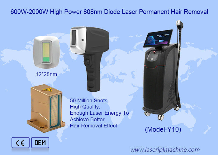 500W-1600W 4 lunghezze d'onda per tutti i colori della pelle