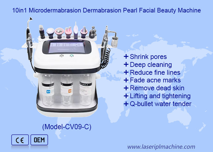Per la cura del viso Aqua Peel RF Oxygen Jet Hydro Microdermabrasion Machine per la pulizia profonda
