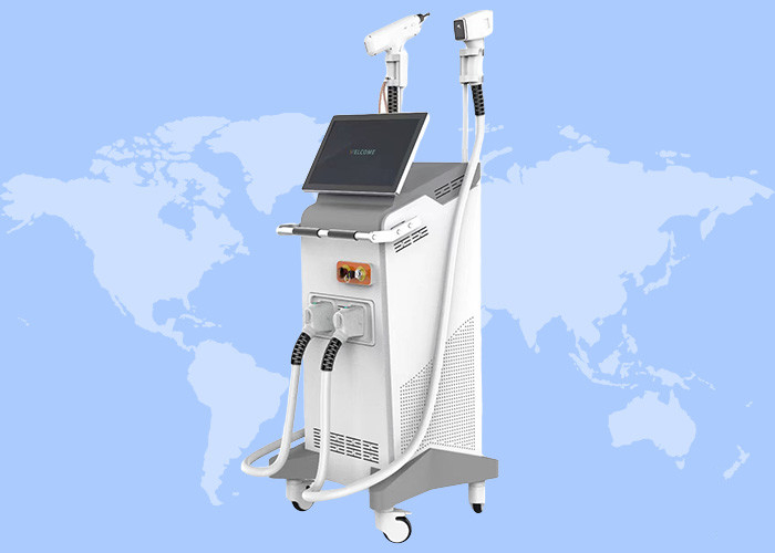 Eliminazione laser dei capelli e del tatuaggio 2 in 1 multifunzionale Pico Second Nd Yag Laser