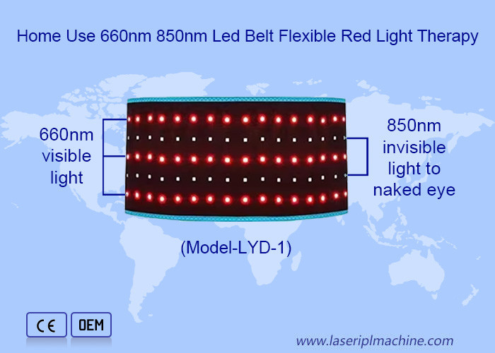 Terapia con luce rossa Vibrazioni di riscaldamento e cintura di terapia con luce vicino al infrarosso per alleviare il dolore
