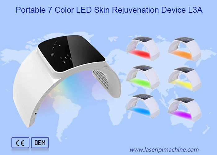 Distaccabile 7 Color ABS 30W Led Fotone Terapia Machine per la cura della pelle