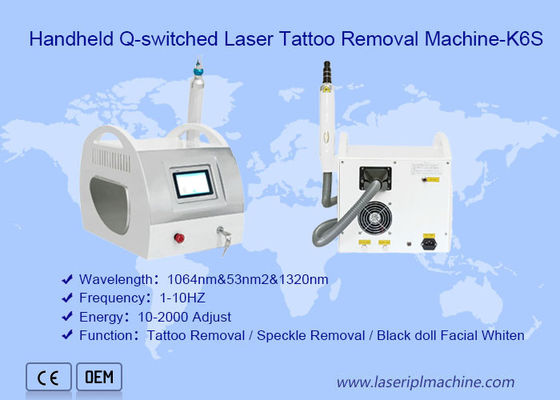 Buon prezzo Mini pancia professionale della macchina K6s di rimozione del tatuaggio del laser 1320nm per il pigmento della pelle in linea