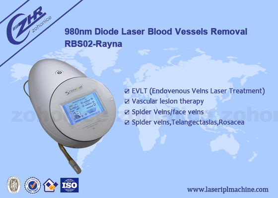 Buon prezzo Macchina di bellezza di rimozione della vena del ragno del vaso sanguigno del laser a diodi di 5HZ 980nm in linea