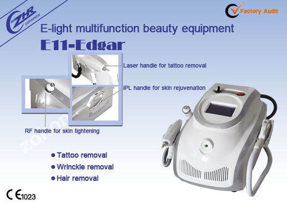 Buon prezzo 1mhz Rf Ipl Laser Permanent Hair Removal Macchina per la rimozione del tatuaggio Ac220v 50hz in linea