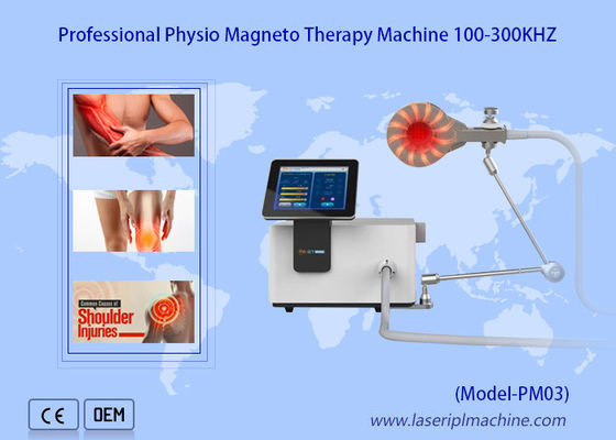Buon prezzo 100-300 Khz Raffreddamento ad aria Macchina per magnetoterapia Lesioni sportive Sollievo dal dolore alle articolazioni Physio in linea