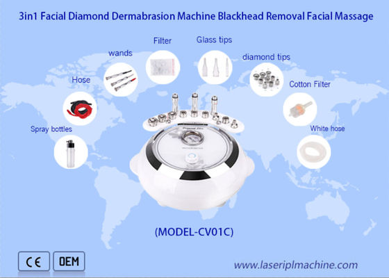 Buon prezzo Dispositivo di pelatura profondo facciale di rimozione di Diamond Microdermabrasion Machine Spray Wrinkle in linea