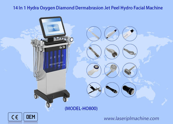 Buon prezzo 14 in 1 Oxygen Jet Peel Machine Multifunzionale per la cura della pelle in linea