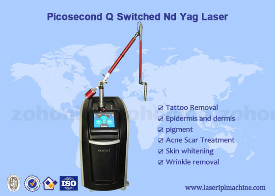 Buon prezzo picosecond q del laser del laser Corea del yag del ND di rimozione del tatuaggio 532nm/1064nm commutato in linea