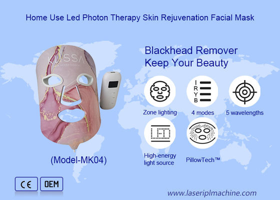Buon prezzo Maschera facciale a LED Infrarosso rosso silicio per ringiovanimento della pelle e cura del viso della pelle in linea