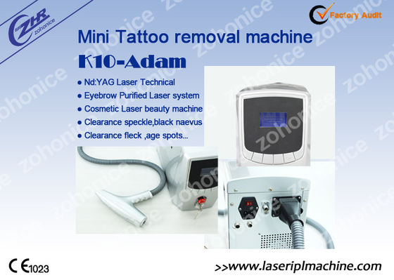 Buon prezzo Q Switched ND YAG Laser Tattoo Removal Machine con lunghezza d'onda di 1064 nm e 532 nm in linea
