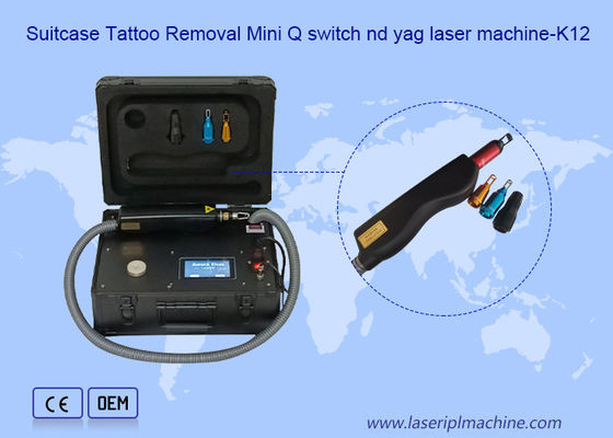 Buon prezzo 1320nm 10ns Valigia Q Switch Nd Yag Laser Tattoo Removal Pigment Removal Machine in linea