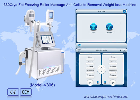 Buon prezzo 360 Cryo Fat Freezing Roller Massager Anti Cellulite Rimozione Macchina Per Perdita Di Peso in linea