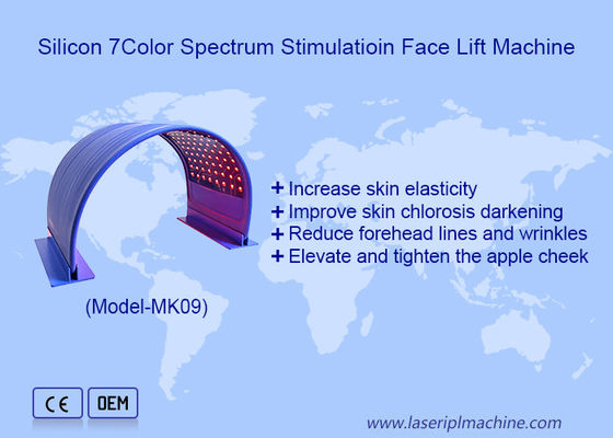 Buon prezzo 7 Spettro di colori Sbiancatura della pelle Flessibile Silicio LED Light Machine in linea