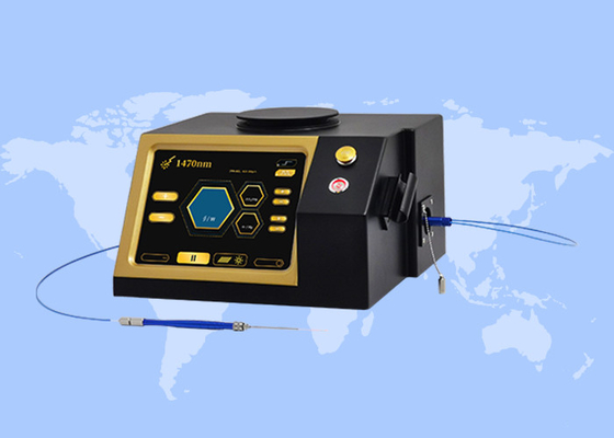 Rimozione delle vene varicose Trattamento delle emorroidi 980 1470nm Macchina di liposuzione laser a diodo chirurgico