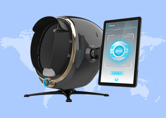 Buon prezzo 21Display da 5 pollici Diagnostica della pelle Facial Tester 3D AI Skin Analysis Machine in linea