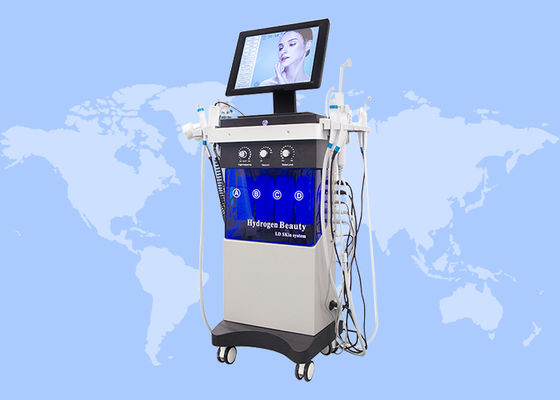 Buon prezzo 14 in 1 scrubber ad ultrasuoni RF Bio Facial Cleaning Hydrodermabrasion Machine in linea