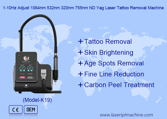 Picosecond 532nm 1064nm 1320nm Remove Tattoo ND Yag Laser Machine