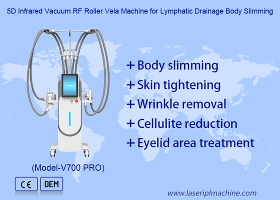Macchina Vela Shape 4 in 1 con rullo a vuoto, massaggio a sfera interna e riduzione della cellulite