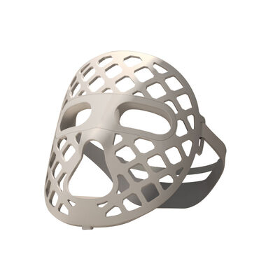 Buon prezzo Disegno Hollow Out Soft Silicone Blu Rosso Giallo Terapia della Luce LED Maschera Faciale in linea