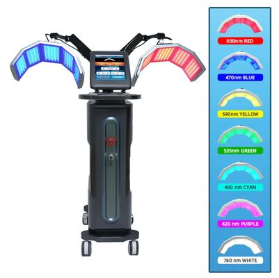 Doppia macchina fotodinamica di sbiancamento della pelle PDT LED per la terapia della luce rossa