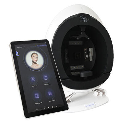 Macchina portatile per l'analisi della pelle in 3D, scanner di pigmento delle rughe per il viso