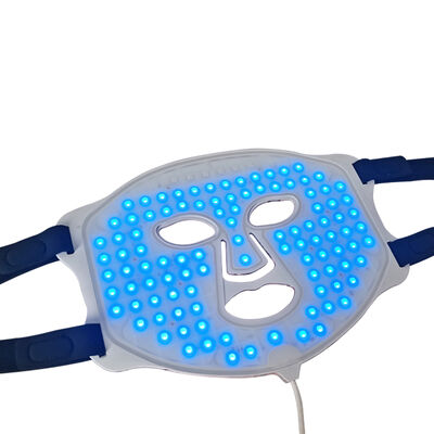 Buon prezzo Advanced Red and Blue Light Therapy LED Face Mask Silicone per uso personale su tutti i tipi di pelle in linea