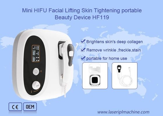 Buon prezzo Mini pelle di sollevamento facciale di Hifu che stringe il dispositivo portatile HF119 di bellezza in linea