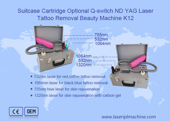Buon prezzo 10ns 1064nm 5Hz Q Switch Laser Valigia Cartuccia Attrezzatura di rimozione tatuaggi in linea