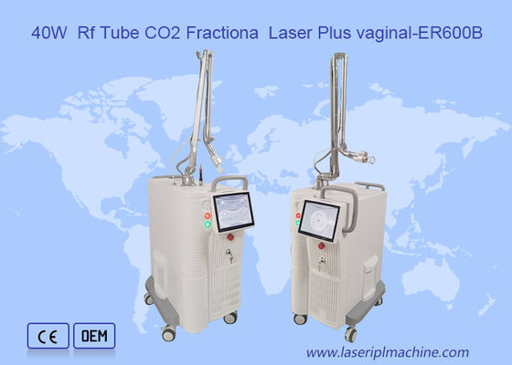 Buon prezzo Macchina frazionaria del laser di CO2 della metropolitana di Vaginal Tightening 40W rf in linea