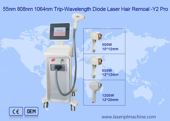 Buon prezzo 600W 10 barre di macro di Manica 808nm macchina del laser a diodi per depilazione in linea